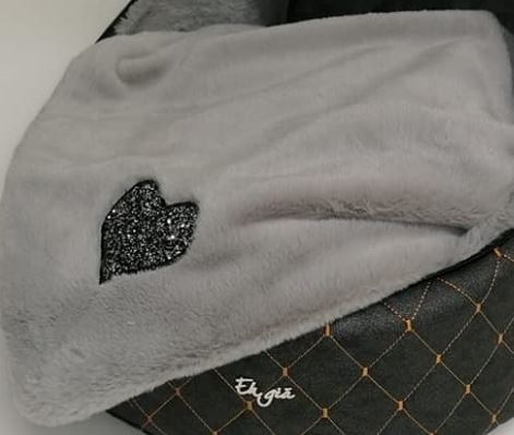Blanket / Kuscheldecke "   Silver-Grey "