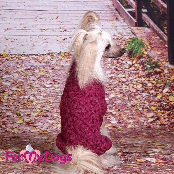 Sweater "Gundy" in burgundy