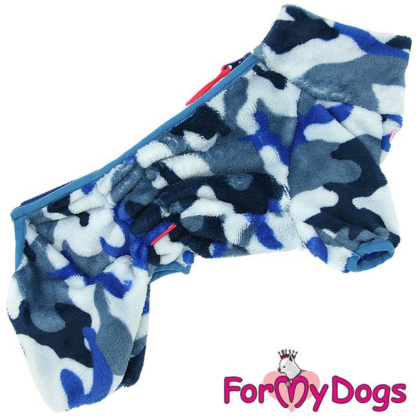 SUIT-OVERALL " BABU " BLUE CAMOUFLAGE, MALE/Rüde